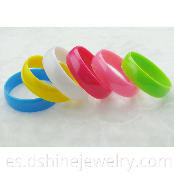 Multi Neon Colors Plastic Bangle